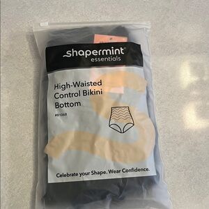 Shapermint Essentials High-Waisted Bikini Bottom - Black 2XL